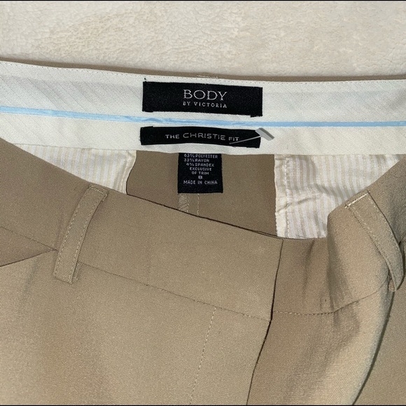 Beige Flare Trousers - The Christie Fit - Picture 6 of 7